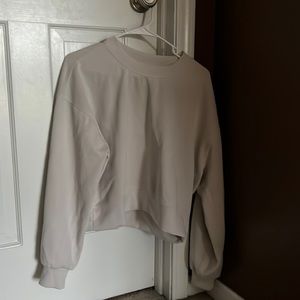 Perfectly oversize crop crew soft stream. Lululemon